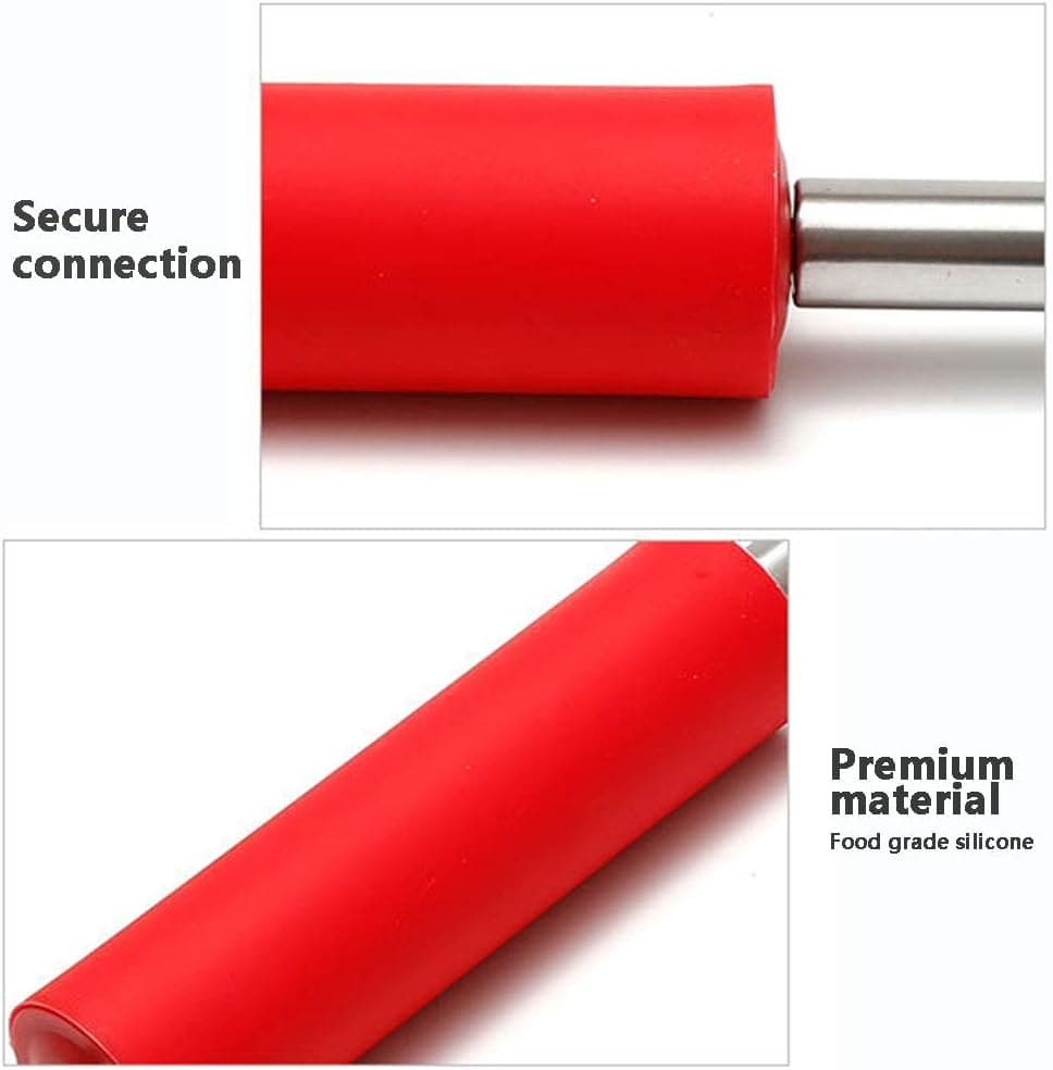 Metal Kitchen Roti Belan, Silicone Flour Stick Rolling Pin, Steel Handle Dough Roller, Non-Stick Dough Roller Metal Kitchen Roti Belan, Silicone Flour Stick Rolling Pin, Steel Handle Dough Roller, Non-Stick Dough Roller